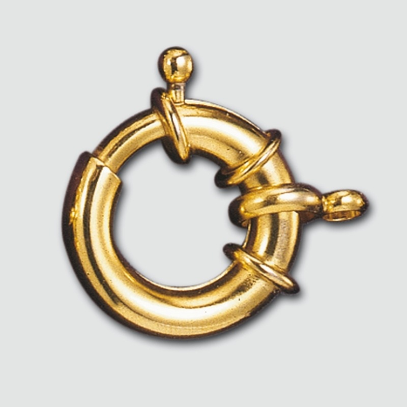 Spring ring clasp Ø 18mm + 1 end