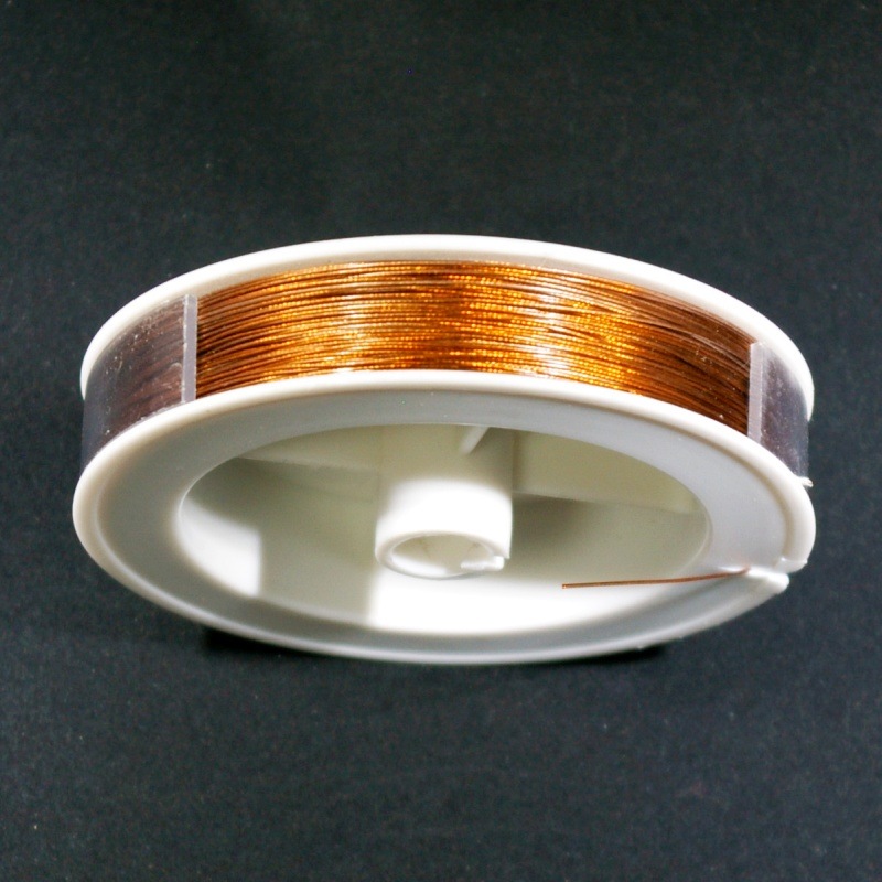 Cà¢ble en acier Ø 0,45mm orange