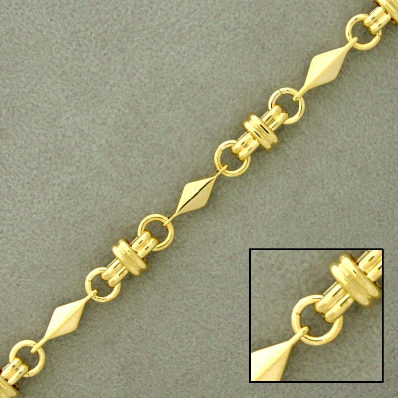 Brass chain width 6,7mm