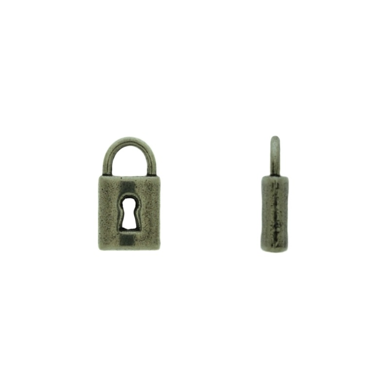 Padlock pendant 14x8mm