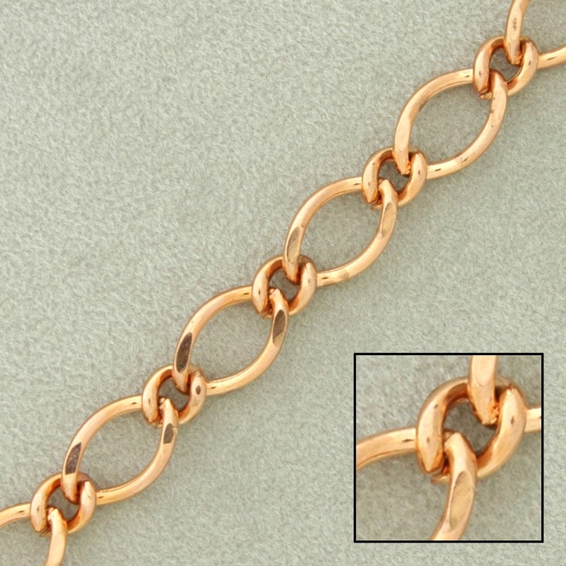 Chaîne en fer figaro largeur 7,2mm