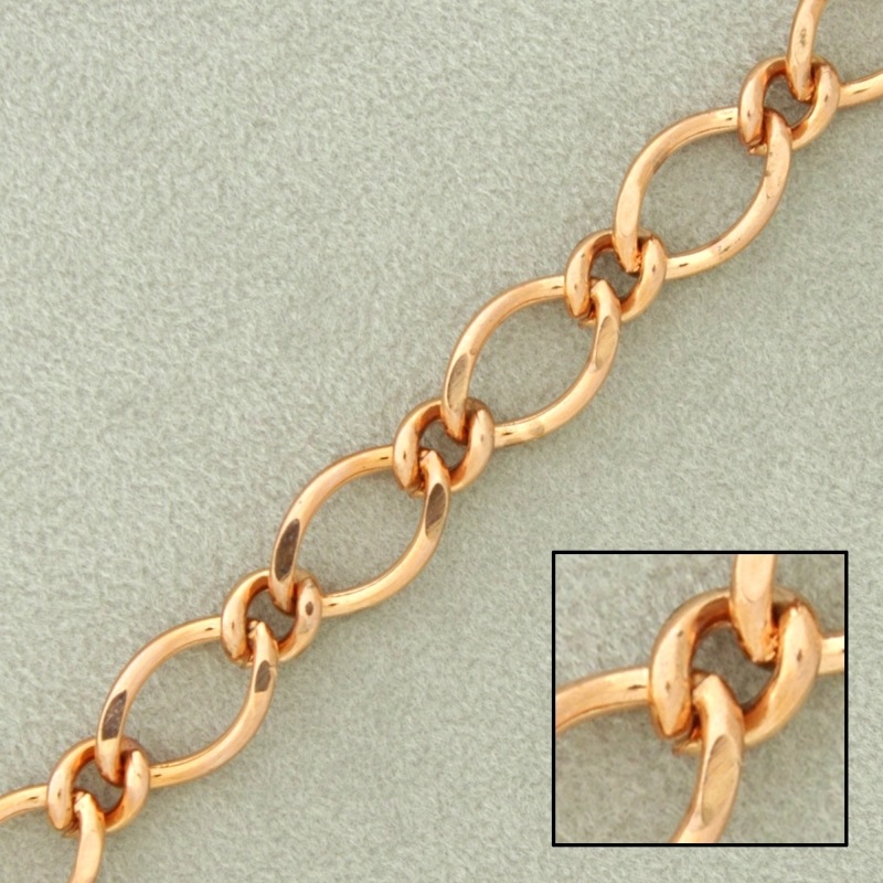 Figaro steel chain width 7,2mm