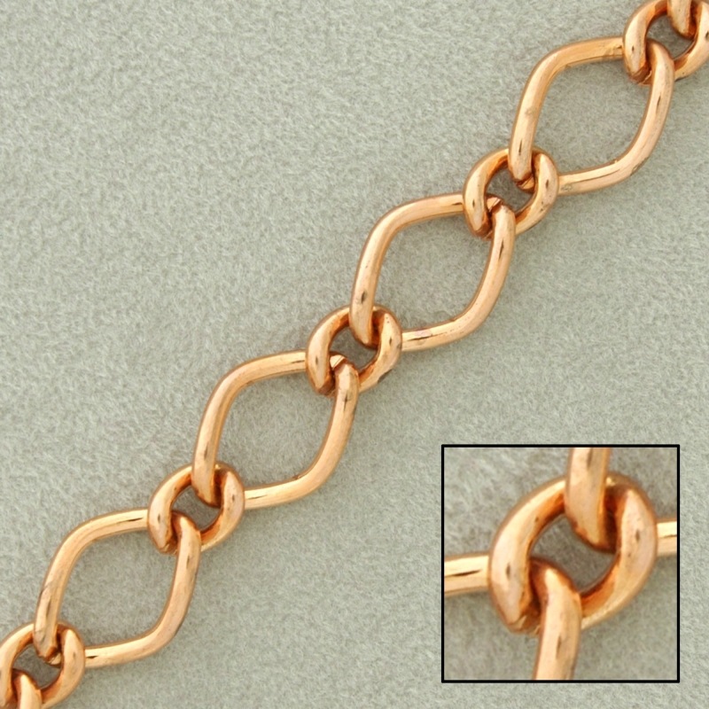 Figaro steel chain width 8,5mm