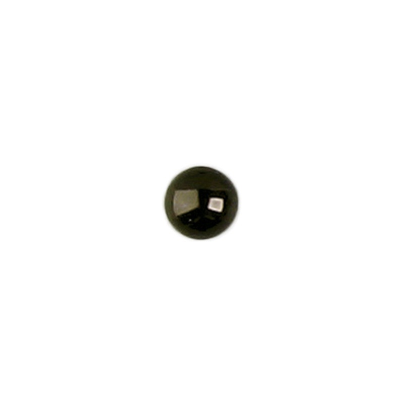 Onix stone cabochon diam.5mm flat base