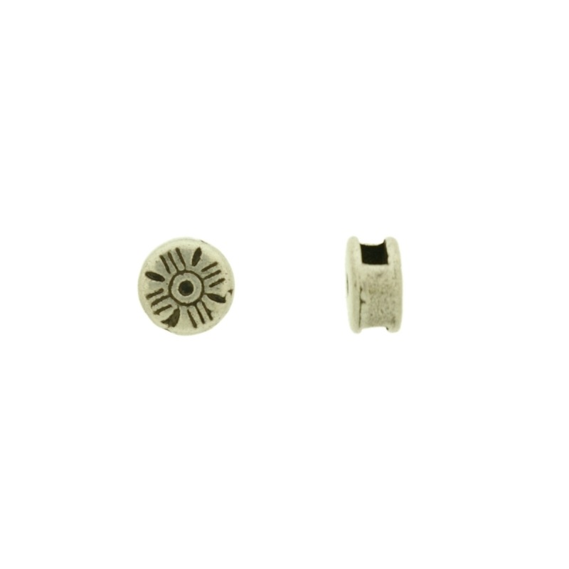 [120230000] Slider bead Ø 9mm. Hole 2x5mm