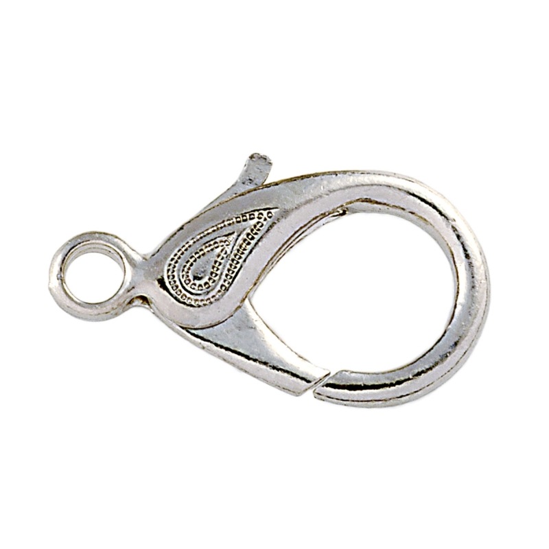 Zinc lobster clasp 30mm