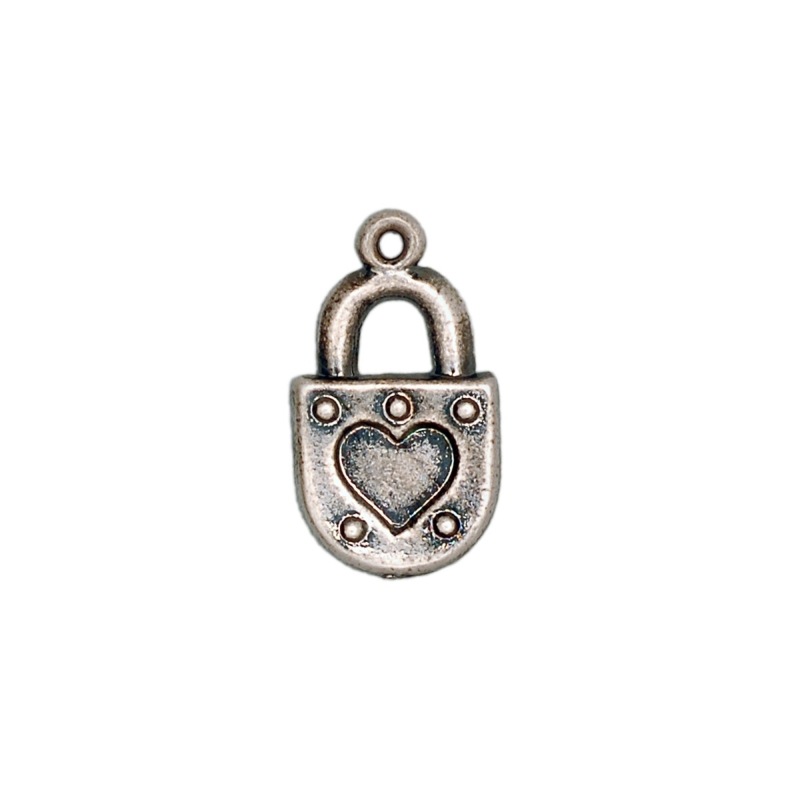 Pendentif cadenas 18x10mm