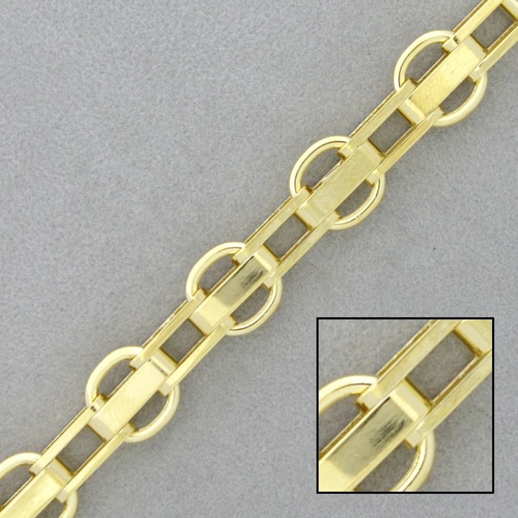 Brass chain width 10mm