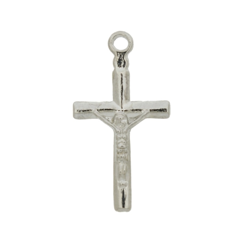 [129120000] Pendentif croix christ 34x15mm