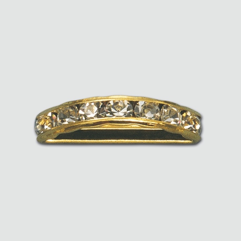 Rondelle strass 7x19mm