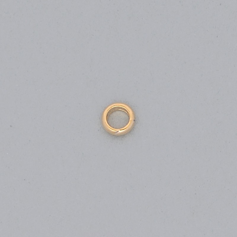 Aro de latón Ø 7x1,5mm forma de 1/2 caña.