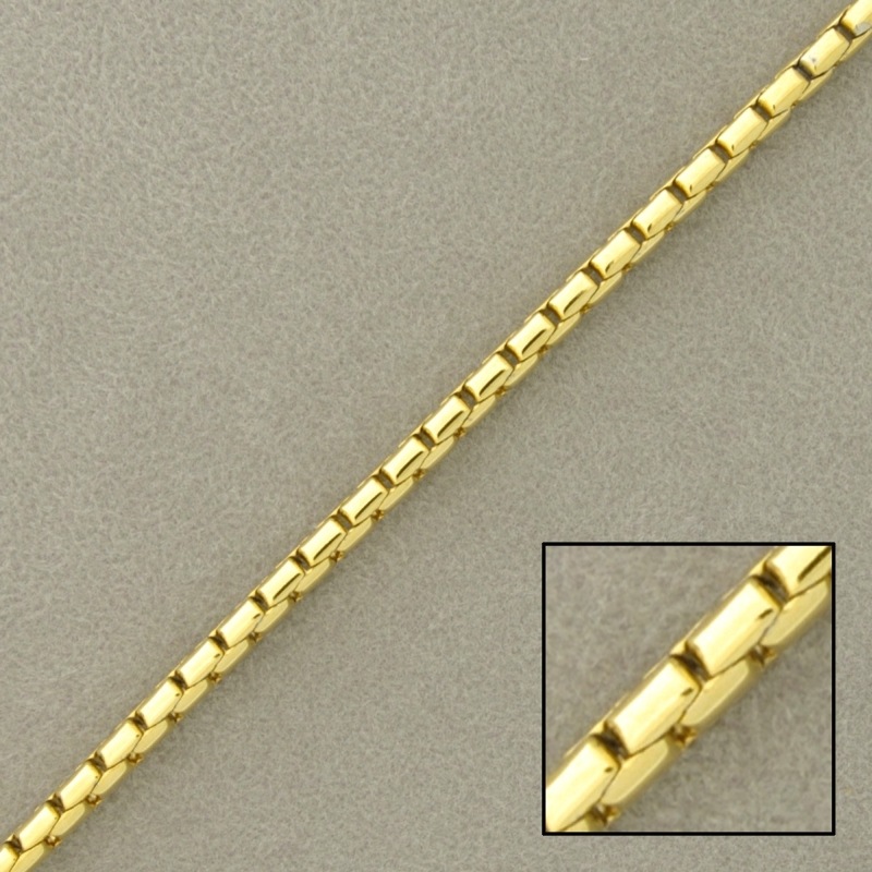 Venetian brass chain width 2,7mm
