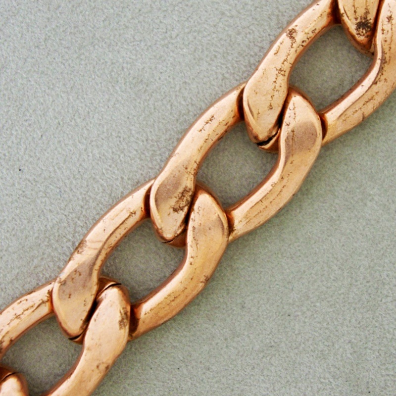 Cadena de hierro barbada laminada ancho 19,1mm