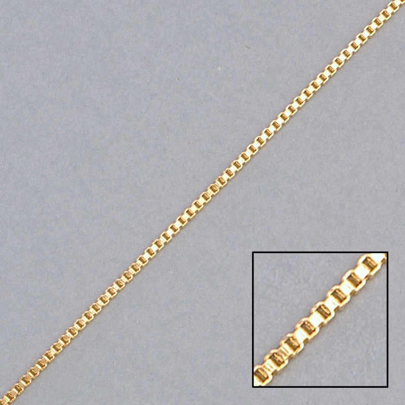 Venetian brass chain width 1,6mm