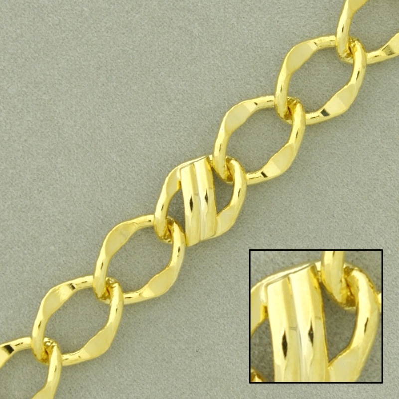 Brass chain width 10mm