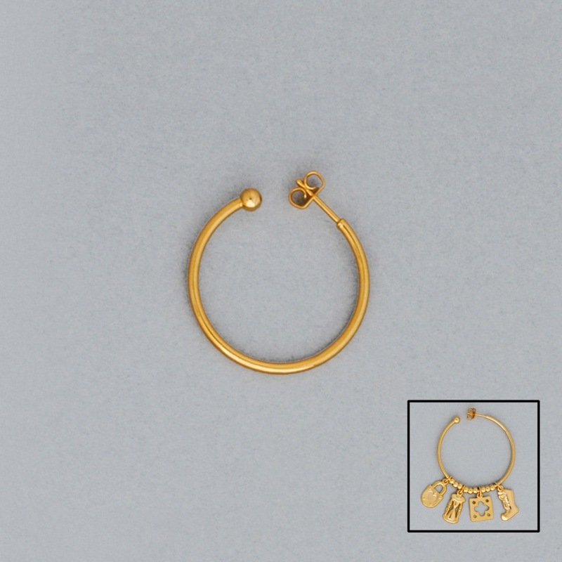 Creole earring Ø30mm