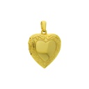 Pendentif médaillon coeur 30x20mm