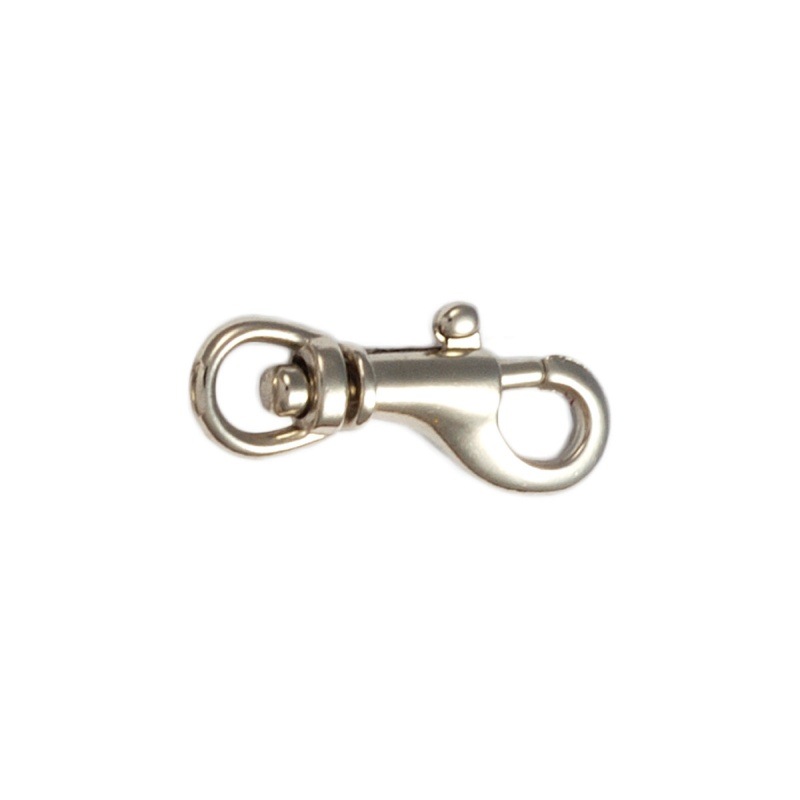 Nickel plated pewter lobster clasp 34mm