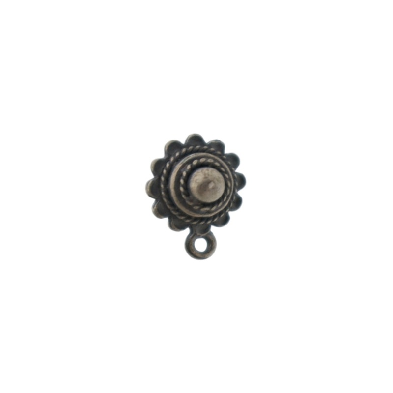 Round ear stud Ø 11mm with loop