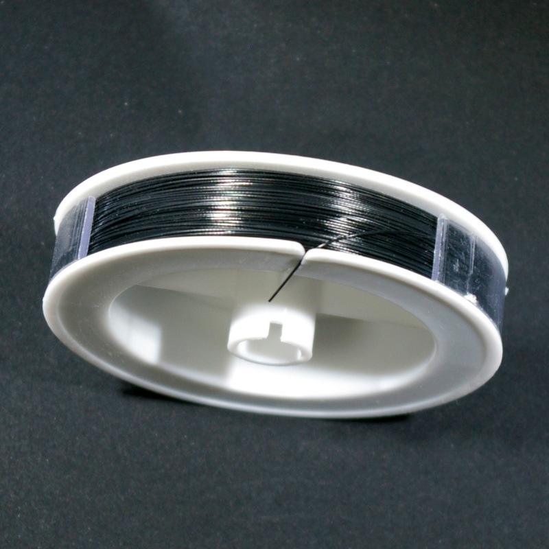 Cà¢ble en acier Ø 0,45mm noir