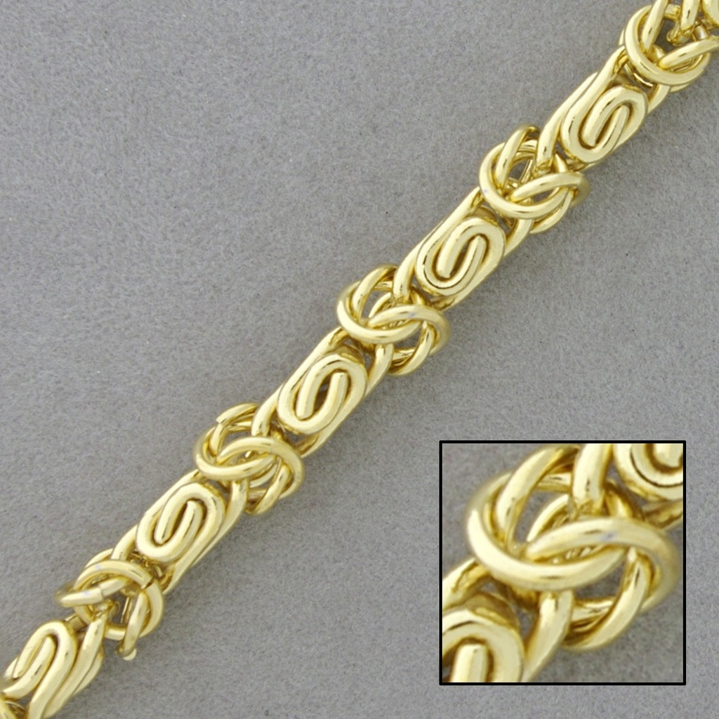 Cadena de latón ancho 7,4mm