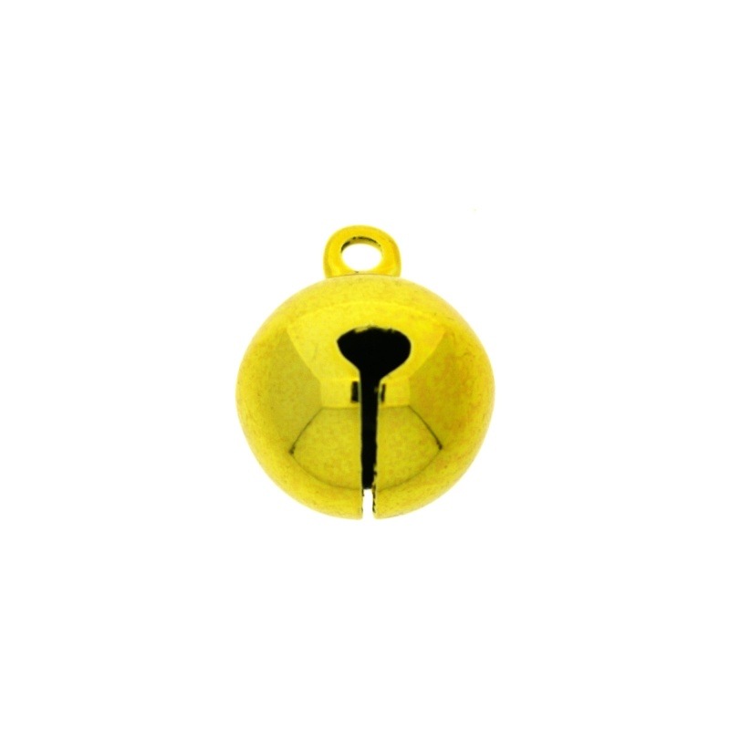 Cascabel Ø 14mm color amarillo níquel free