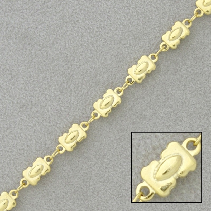 [528640000] Chaîne en laiton largeur 4,5mm