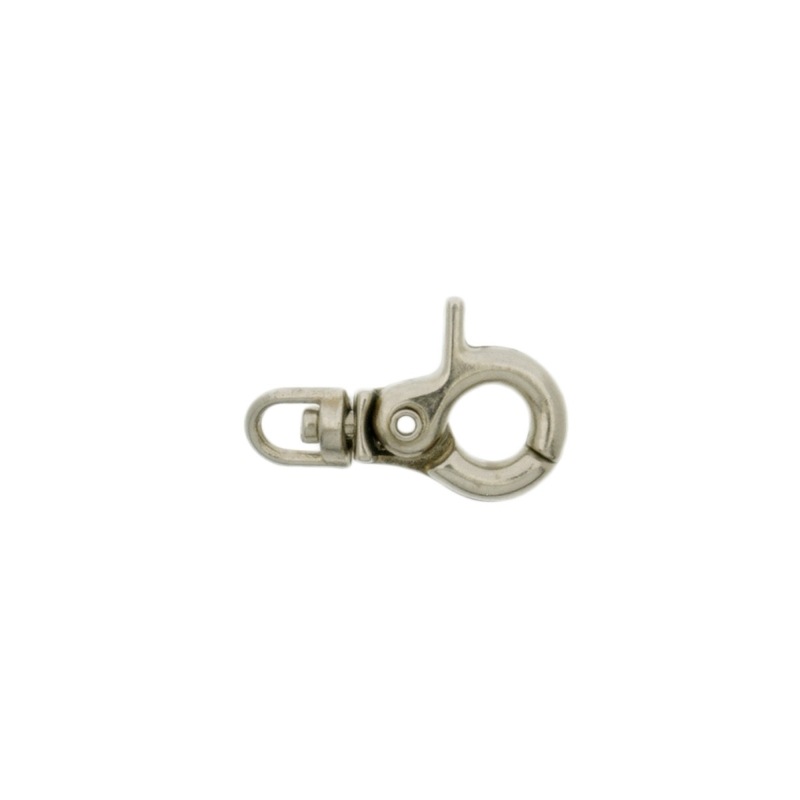 Nickel plated pewter lobster clasp 21mm