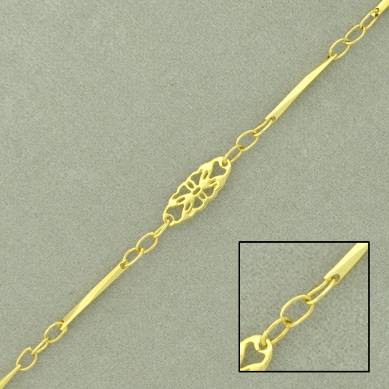Cadena de latón ancho 4,1mm