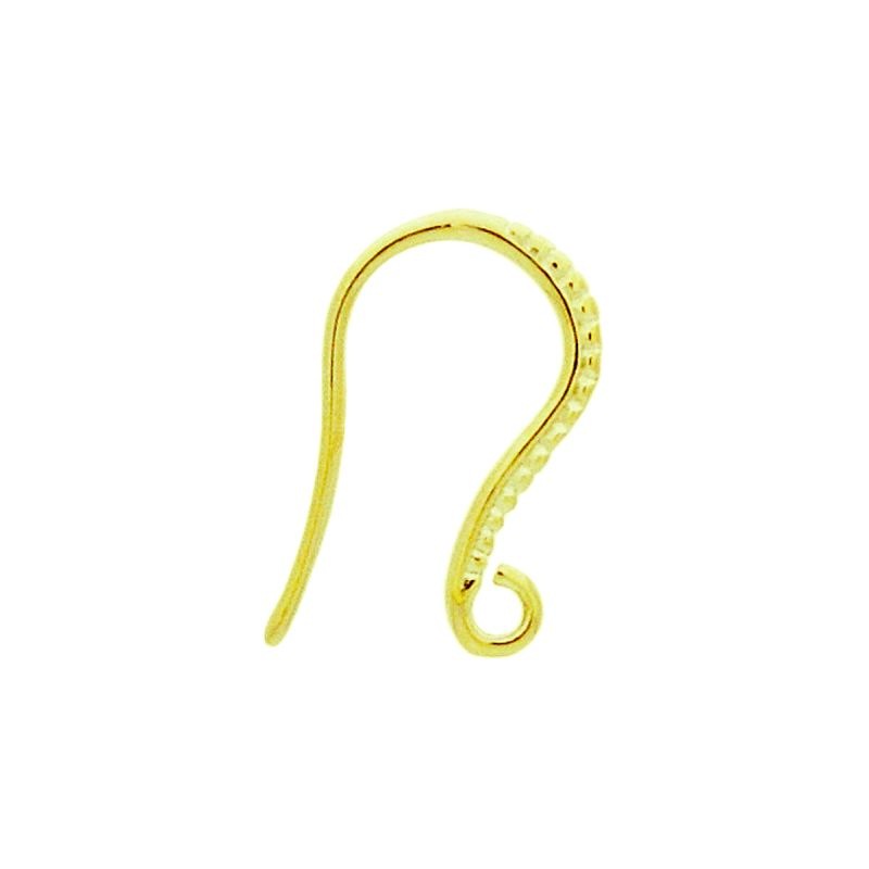 Engraved earwire 16,8x12mm