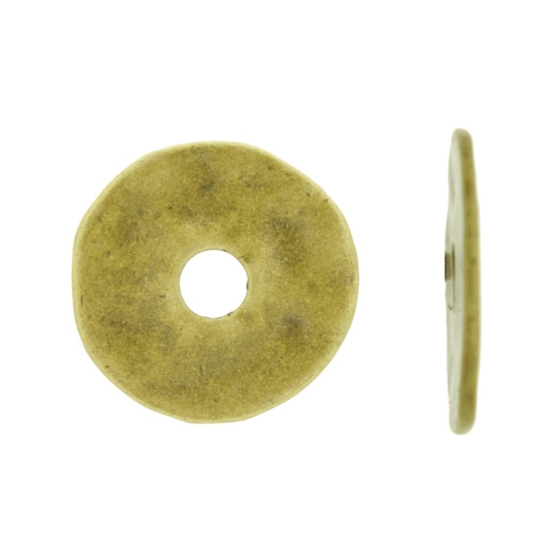 Metal bead Ø 27mm. Hole 5mm