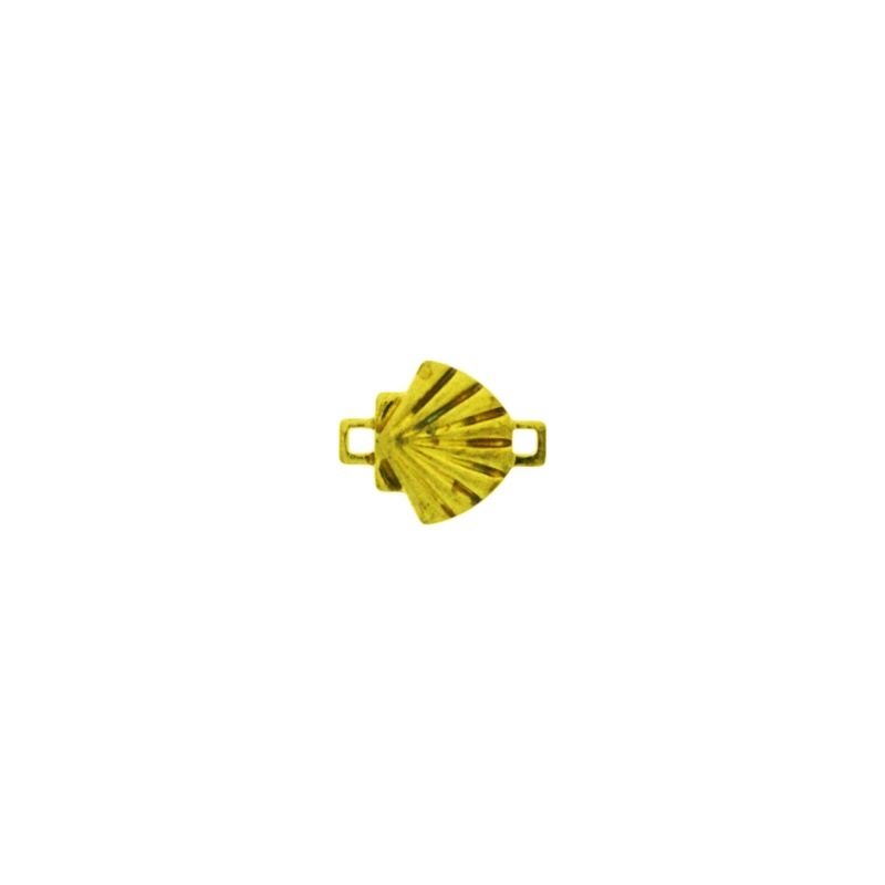 Intercalaire coquille en laiton 10,6x8,4mm