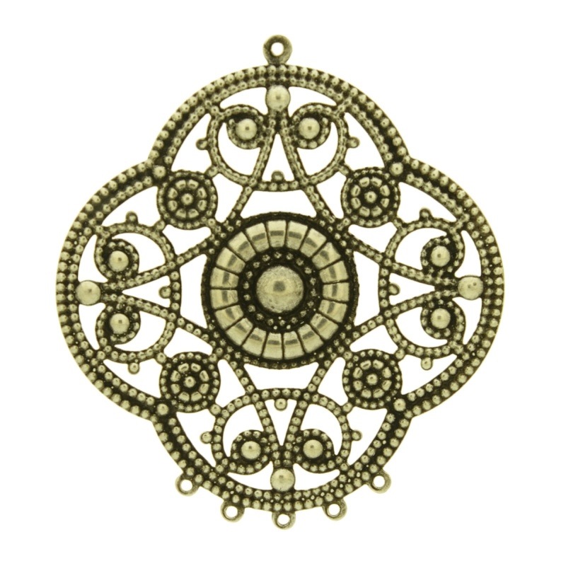 Fornitura filigrana 5 anillas 48x46mm