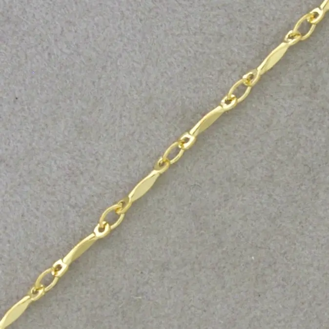 Cadena de latón ancho 2mm
