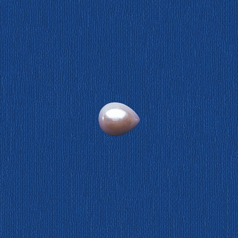 Perle larme à  fond plat 16x12mm