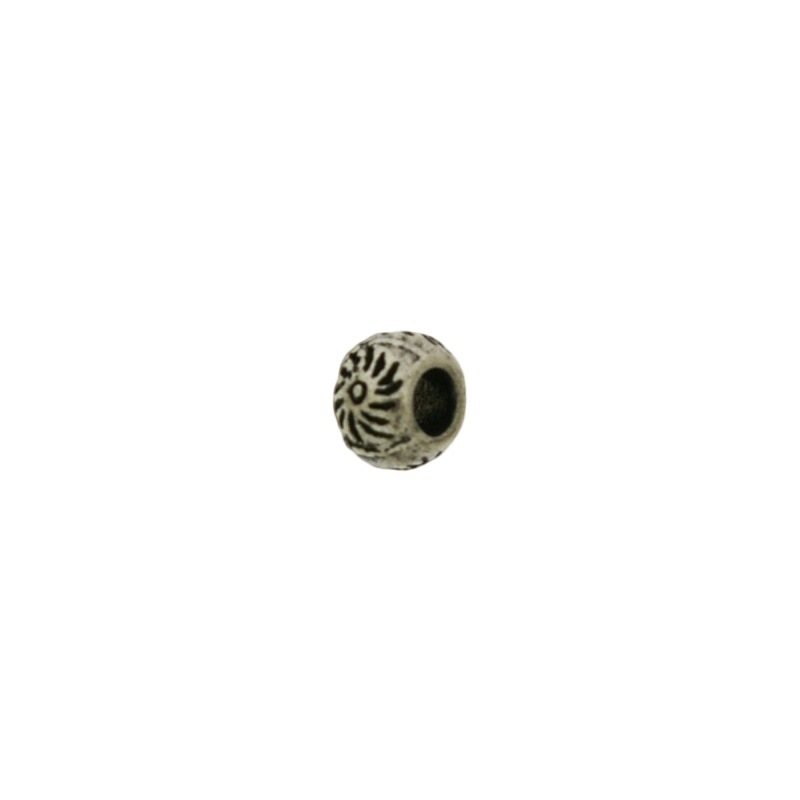 Bola grabada Ø 7mm. Agujero Ø 3mm.