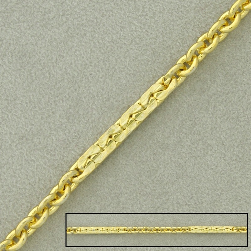 Cadena de latón ancho 4,4mm