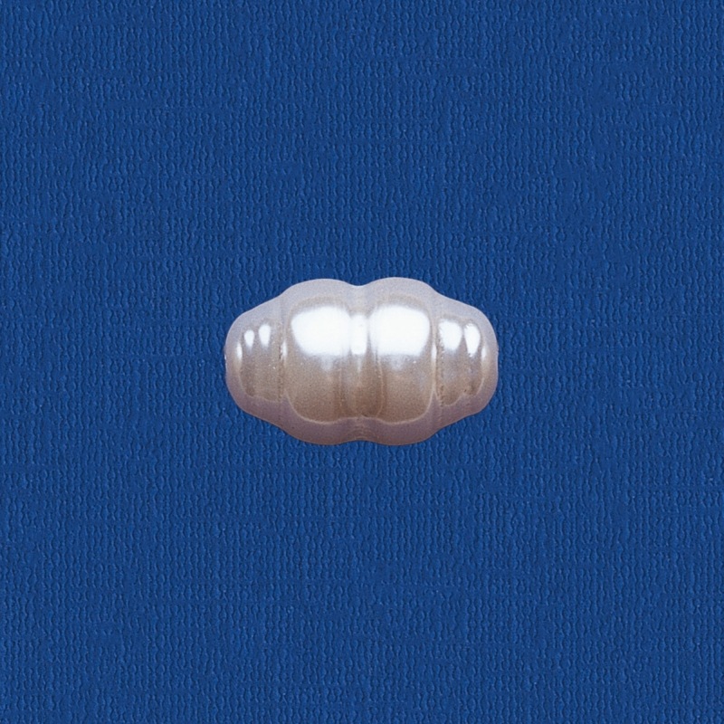 Perla barroca ovalada 2 agujeros 15x26mm