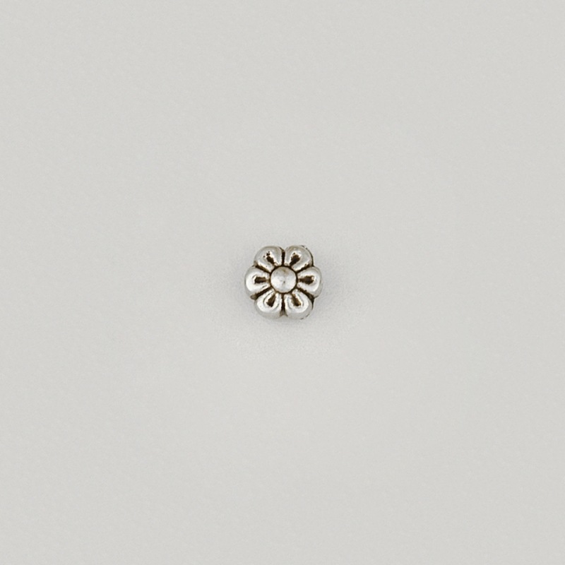 [115520000] Metal bead Ø 6,5mm. Hole Ø 1,5mm