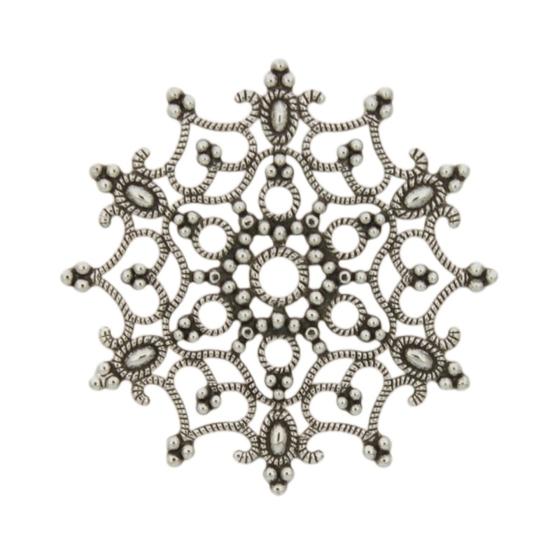 Pendentif filigree rond Ø 49mm