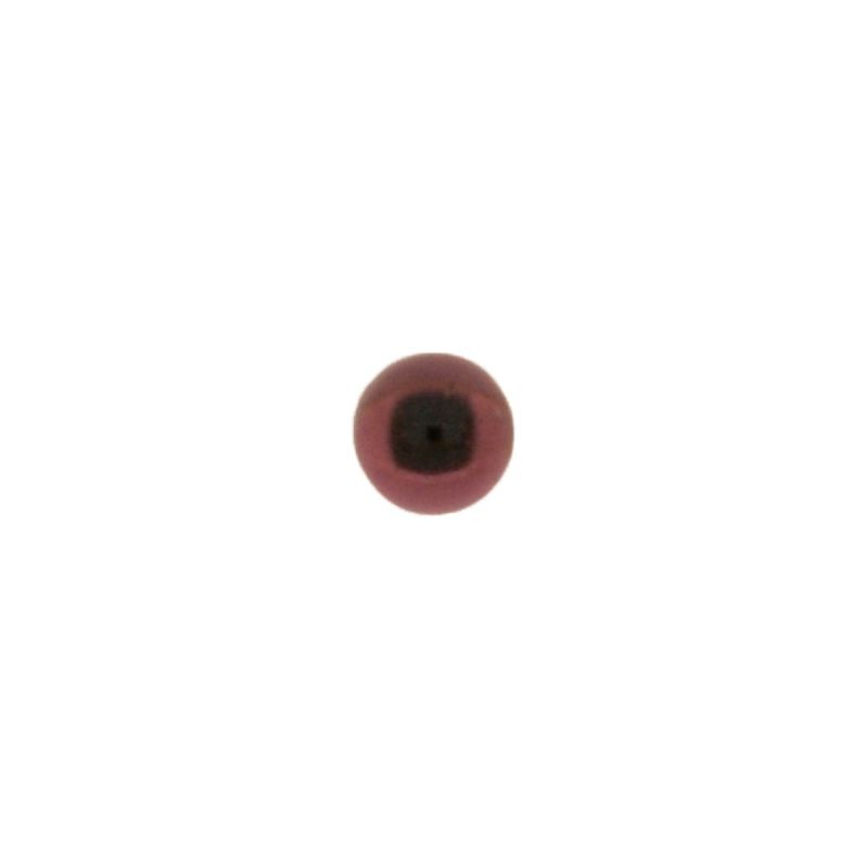 Pierre cabochon Ø5mm base plate couleur améthyste