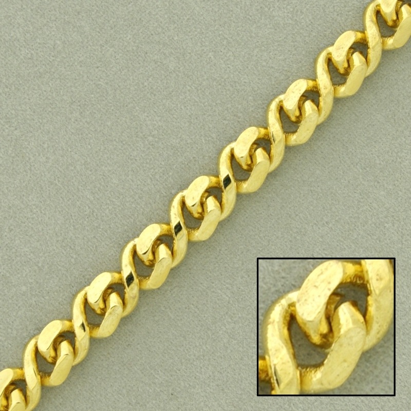 Brass chain width 6,5mm