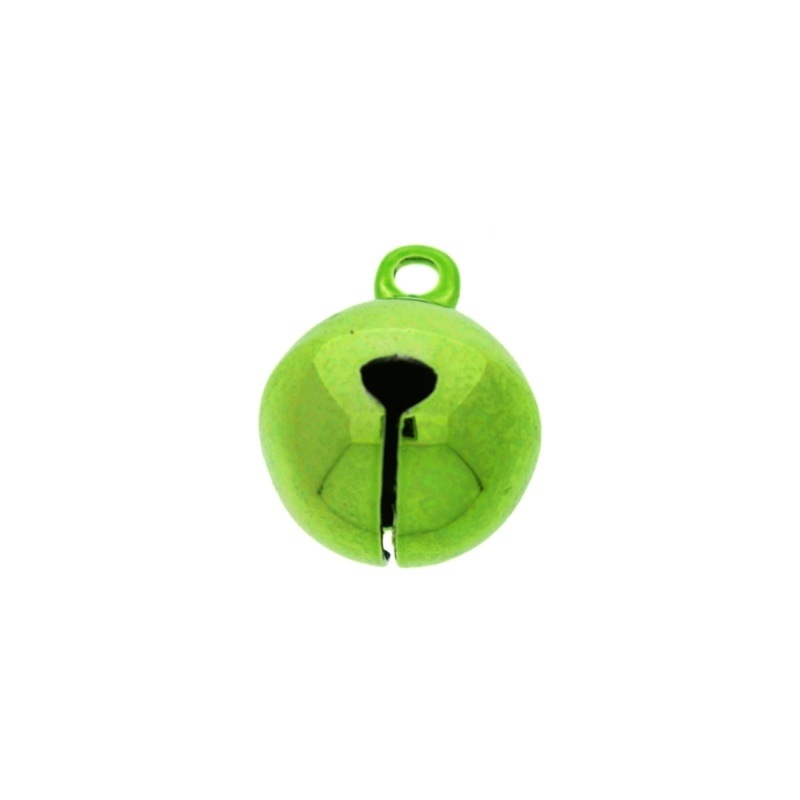 Cascabel Ø 14mm color verde níquel free
