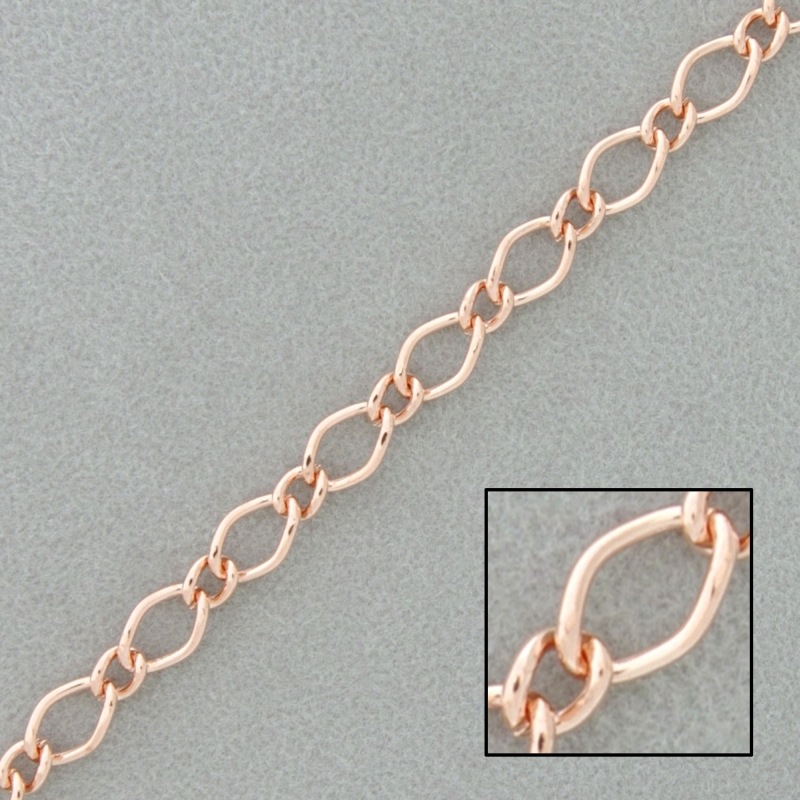 Figaro steel chain width 4,8mm