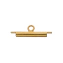 Embout 15mm x 6mm pour perles. Intérieur Ø3mm