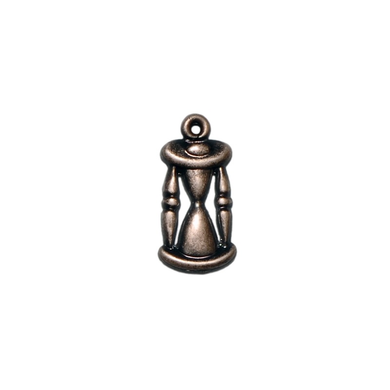 Pendentif horloge de sable 18x8mm