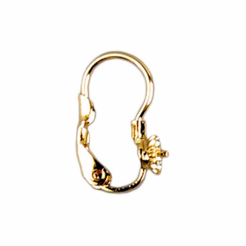 Earclip 15x13mm with cup Ø 5mm