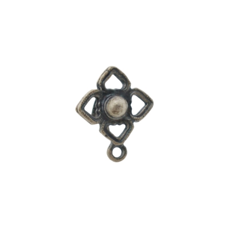 [919829900] Clou d'oreille losange 15x15mm avec anneau