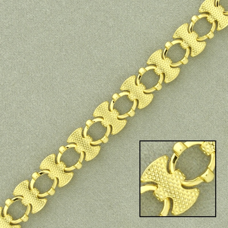 Cadena de latón ancho 7,2mm