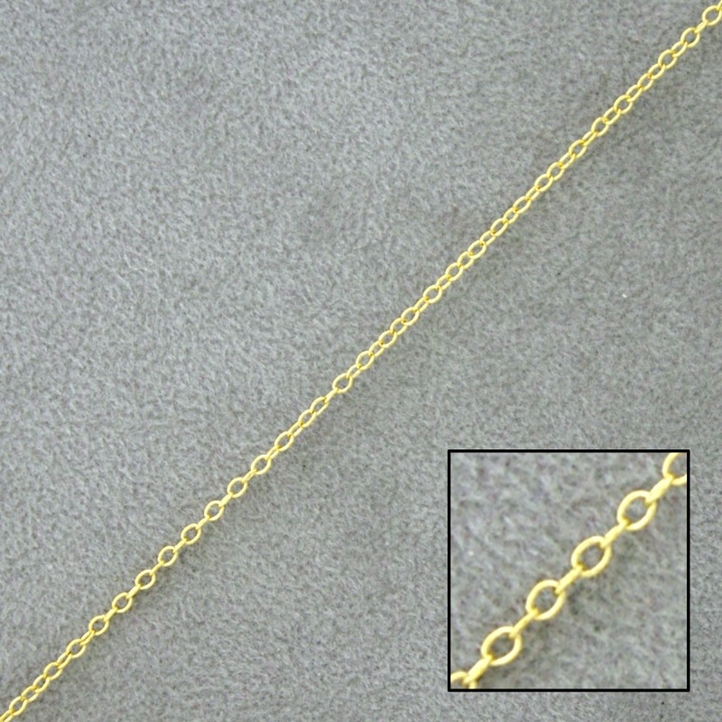 Anchor brass chain width 1,3mm
